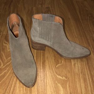 Madewell Joni Suede Ankle Boots
